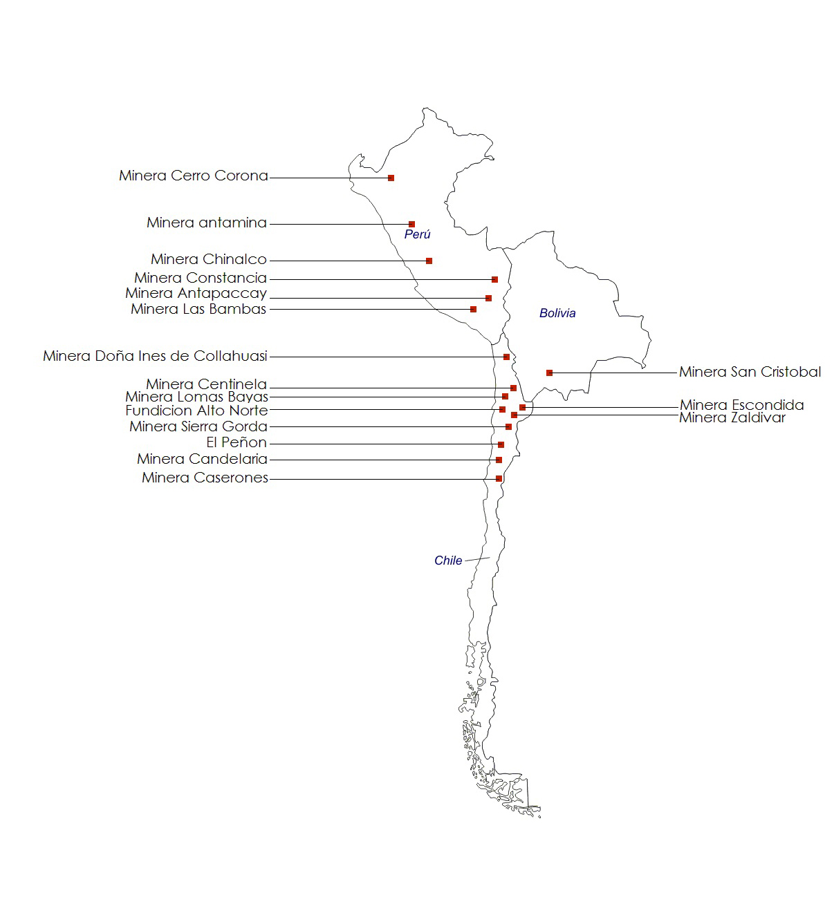 Mapa Minero JCM